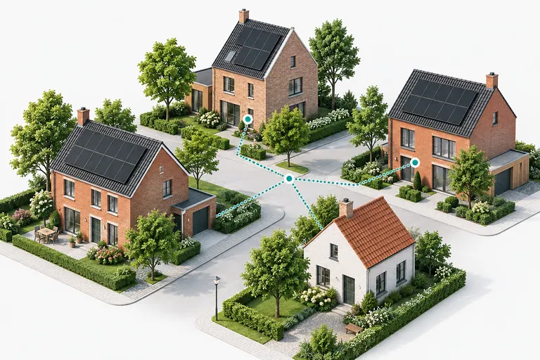 Partage d'énergie entre plusieurs bâtiments